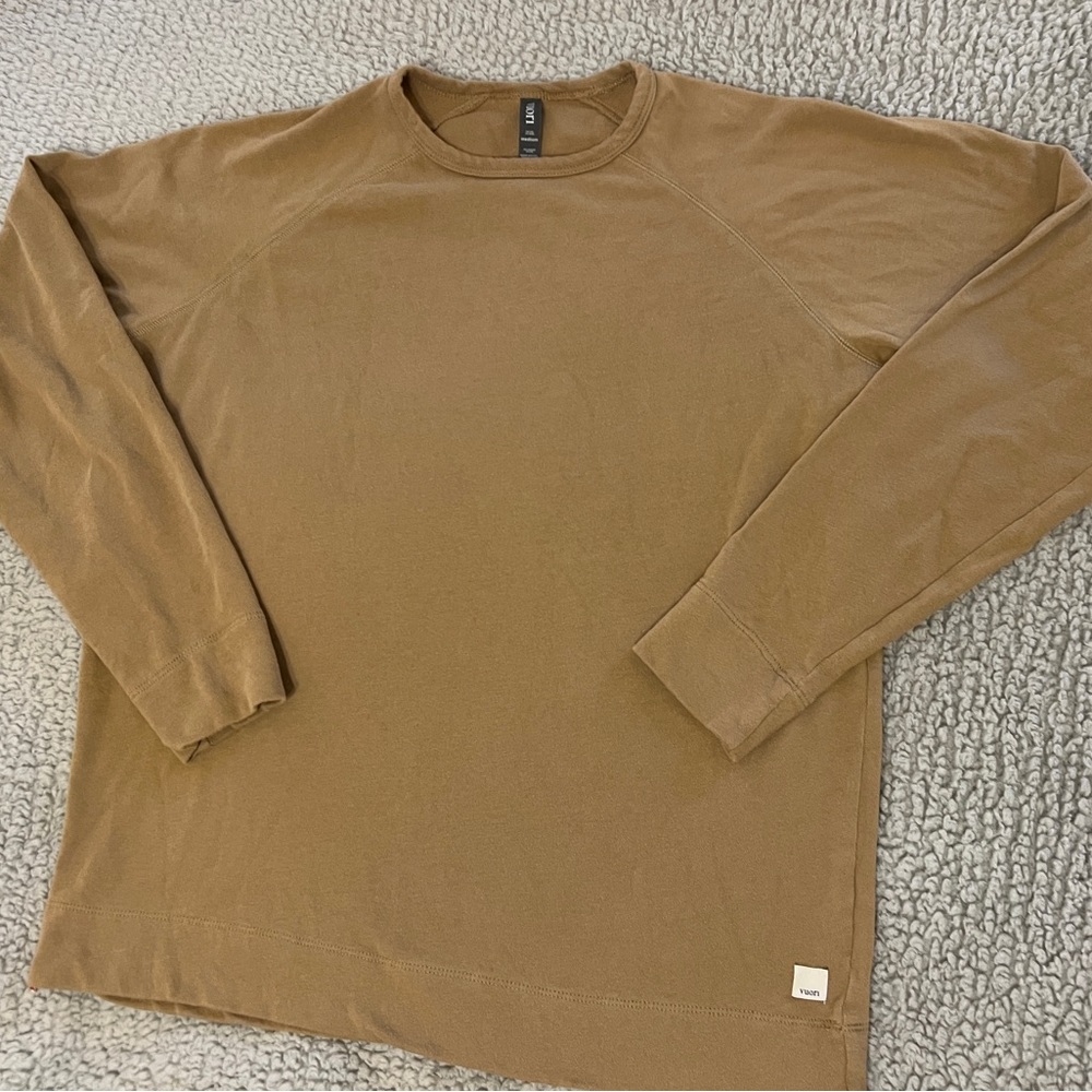 EUC Vuori Mens Vital Crew Medium Wheat